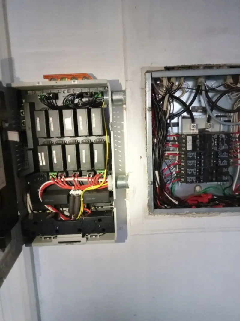 Electrical panel upgrade completed for Carbon Monoxide Detector Installation in Godfrey